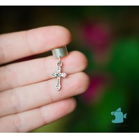 Кафф "Маленький крестик". Без прокола